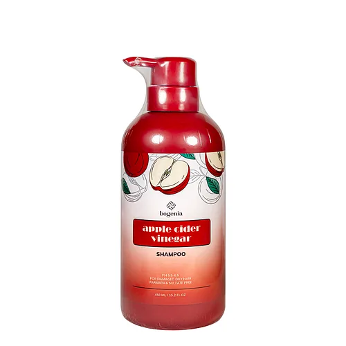 Безсульфатний шампунь для жирного волосся Bogenia Apple Cider Vinegar 450 мл
