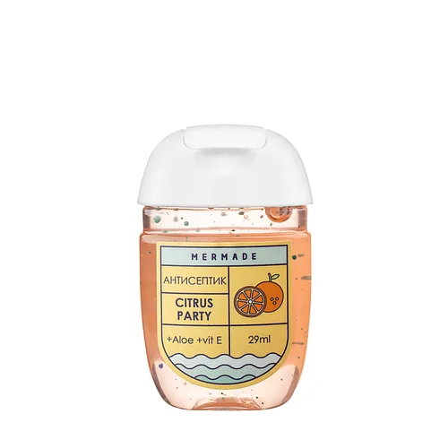 Антисептик для рук Mermade Citrus Party парфумований гелевий 29 мл