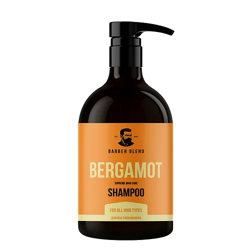 Шампунь для волосся чоловічий Barber Blend Bergamot, 500 мл