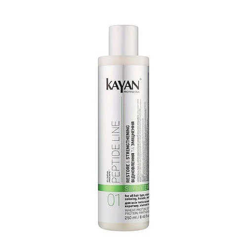 Шампунь для відновлення та зміцнення волосся Kayan Peptide Line 250 мл