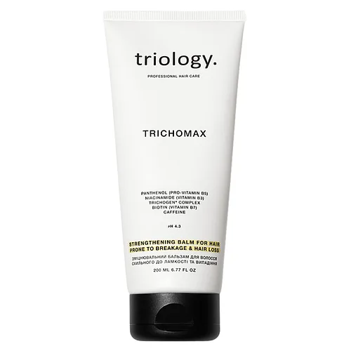 Бальзам для волосся зміцнювальний Triology Trichomax з біотином 200 мл