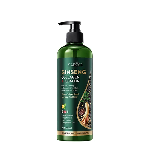 Кондиціонер для волосся Sadoer Ginseng Collagen Keratin з кератином 500 мл