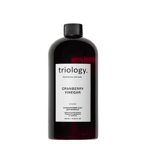 Журавлиновий оцет для волосся Triology. 500мл