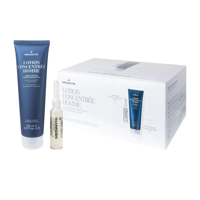Medavita Lotion Concentree Homme Набір для чоловіків для профілактики та боротьби із випаданням волосся