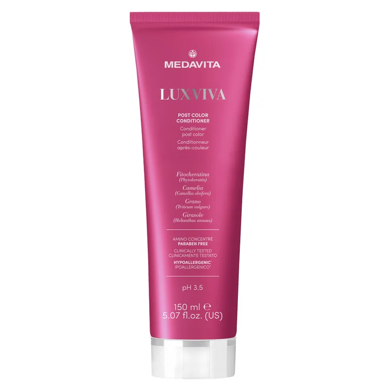 Medavita Luxviva Post Color Conditioner Відновлювальний кондиціонер постколор з легкою текстурою для фарбованого волосся 150 мл