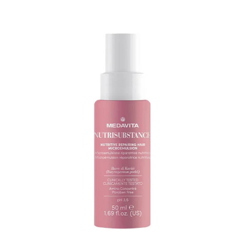 Medavita Nutrisubstance Nutritive Repairing Hair Microemulsion Живильна мікроемульсія для сухого волосся