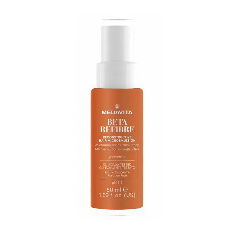Medavita Beta Refibre Reconstructive Hair Microemulsion Відновлювальна мікроемульсія для глибокої реконструкції волосся