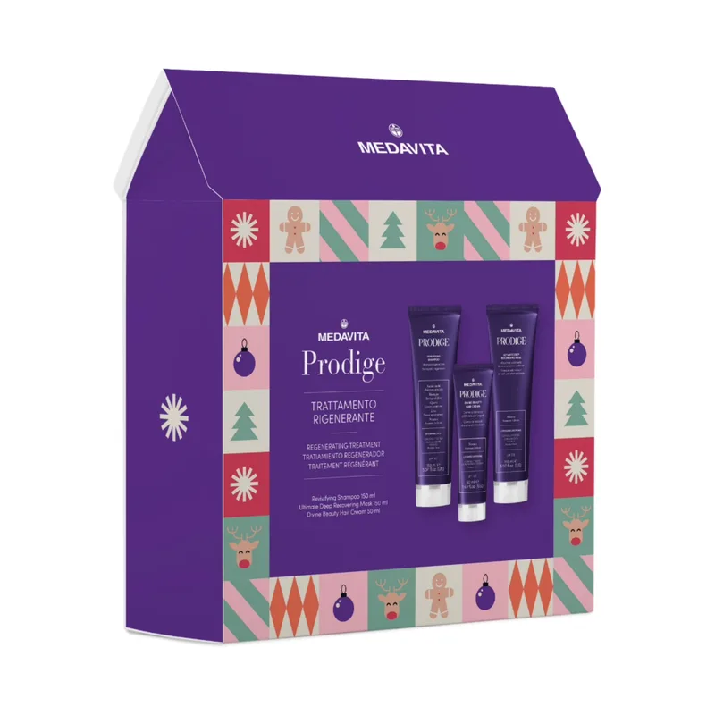 Medavita PRODIGE Christmas kit Набір різдвяний для глибокої реконструкції пошкодженого волосся
