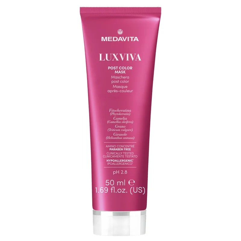Medavita Luxviva Post Color Mask Маска постколор для збереження кольору фарбованого волосся