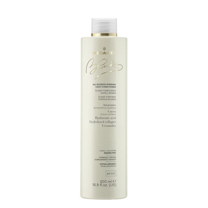 Medavita Blondie All Blondes Bonding Light Conditioner Зміцнювальний кондиціонер для всіх відтінків білявого волосся 500 мл