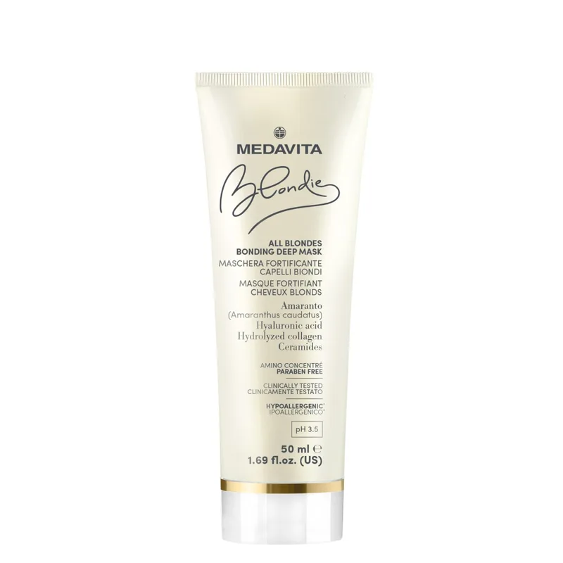 Medavita Blondie All Blondes Bonding Deep Mask Глибоковідновлювальна маска для всіх відтінків білявого волосся
