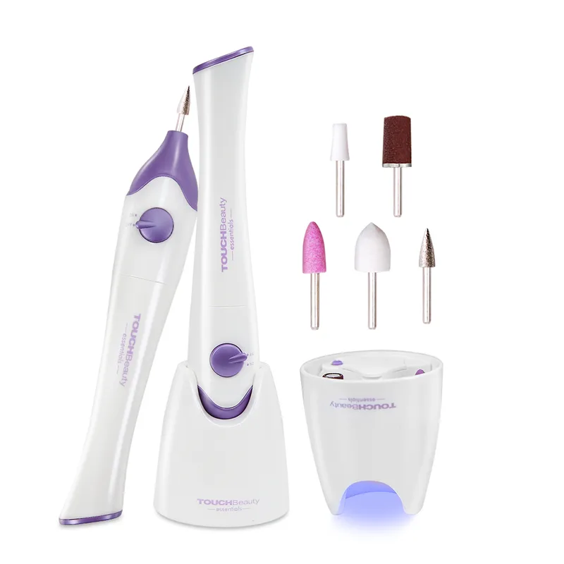 Touch Beauty TB-1335 Професійна пилка для манікюру/педикюру з УФ-лампою, з 5 насадками