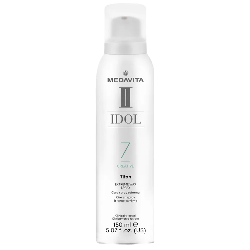Medavita Idol Extreme Wax Spray Спрей-віск екстрасильної фіксації Titan 150 мл