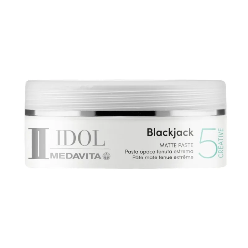 Medavita Idol Matte Paste Матова паста екстрасильної фіксації для укладання волосся Blackjack 100 мл