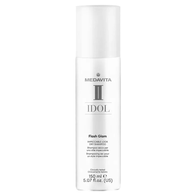 Medavita Idol Impeccable Look Dry Shampoo Cухий шампунь-спрей миттєвоі дії Flash Glam 150 мл