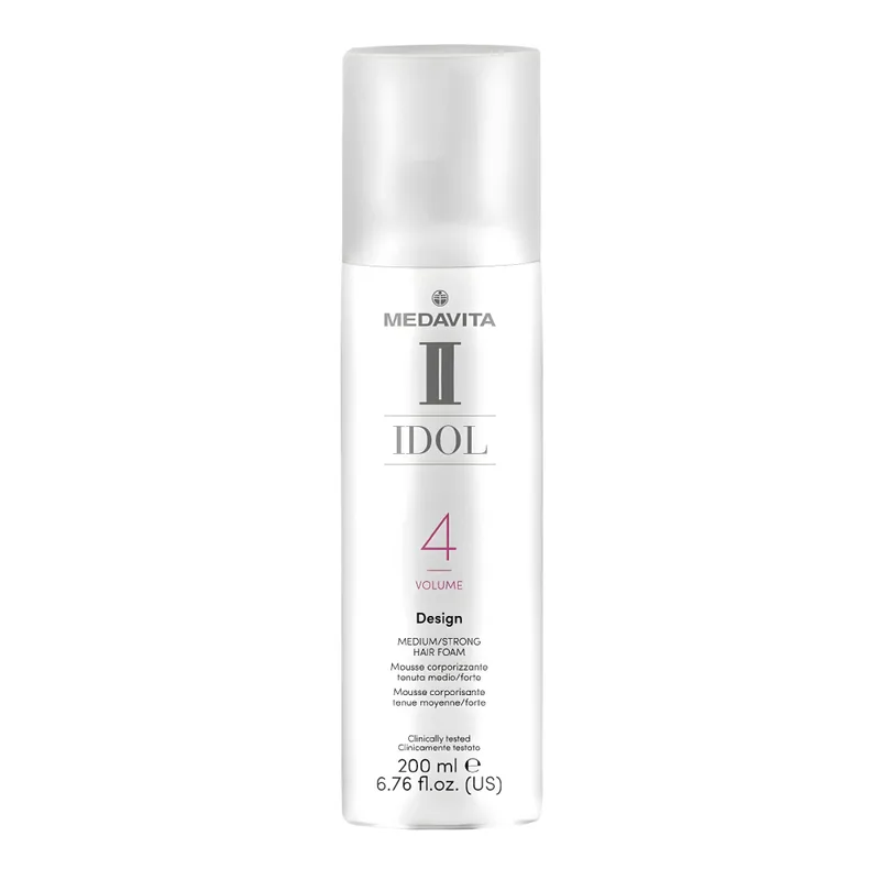 Medavita Idol Volume Medium Strong Hair Foam Піна для волосся середньої фіксації Design 200 мл