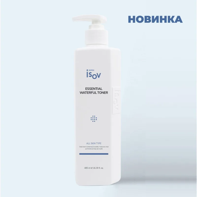 Isov ESSENTIAL WATERFUL TONER Інтенсивно гідратуючий тонер, 485 мл