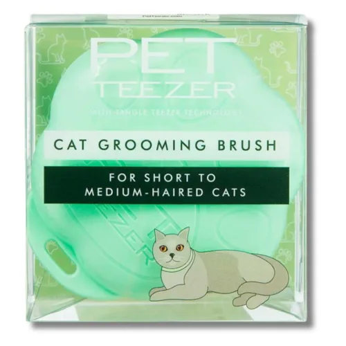 Щітка для вичісування кота - Tangle Teezer Pet Teezer Cat Grooming Green 50ml