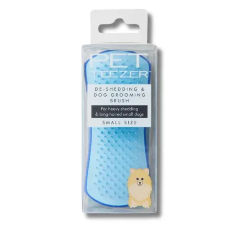 Гребінець для вичісування собаки - Tangle Teezer Pet Teezer Mini De-shedding&amp;Grooming Blue 50ml