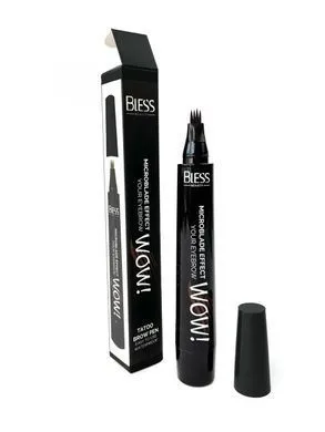 Маркер для брів Bless Beauty Wow Tattoo Brow Pen №4 Black