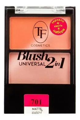 Рум'яна 2- колірні TF COSMETICS BLUSH UNIVERSAL 2 in 1 TBL07