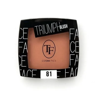 TBL08 Рум'яна компактні одноколірні TF COSMETICS Triumph Blush №81 (Apricot)