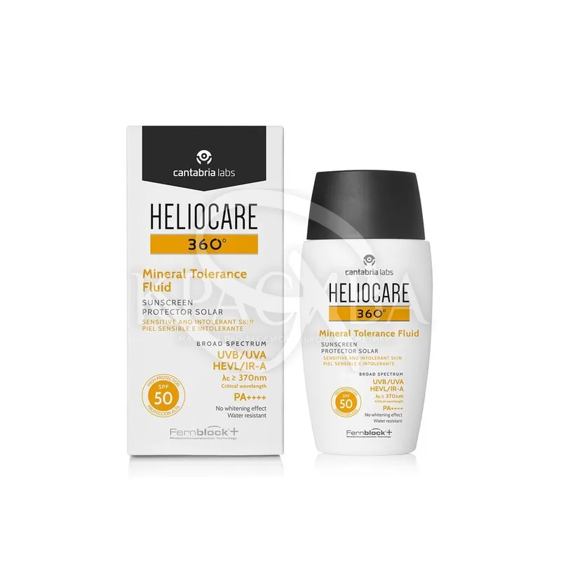 Сонцезахисний мінеральний флюїд для чутливої шкіри SPF50 142 г