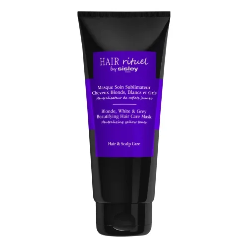 Відновлювальна маска для освітленого та сивого волосся HAIR RITUEL BY SISLEY Blonde, White & Grey Beautifying Hair Care Mask — обʼєм 200 мл