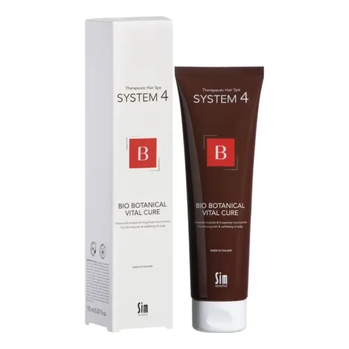 Бальзам для шкіри голови проти випадіння волосся SIM SENSITIVE System4 B Bio Botanical Vital Cure — обʼєм 150 мл