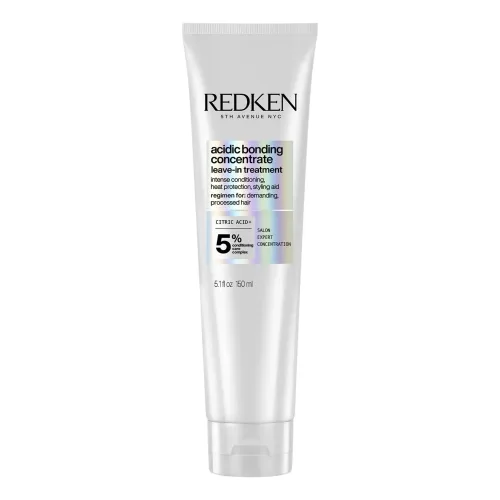 Термозахисний крем для інтенсивного догляду за пошкодженим волоссям REDKEN Acidic Bonding Concentrate Leave-In Treatment — обʼєм 150 мл