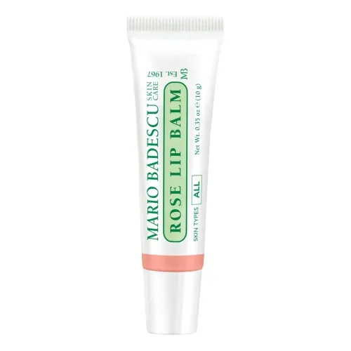 Живильний бальзам для губ з ароматом троянди MARIO BADESCU Lip Balm — відтінок Rose 10 г