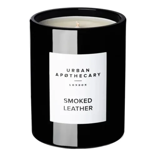 Ароматична свічка з ароматом шкіри та дров'яного диму URBAN APOTHECARY Smoked Leather — вага 300 г