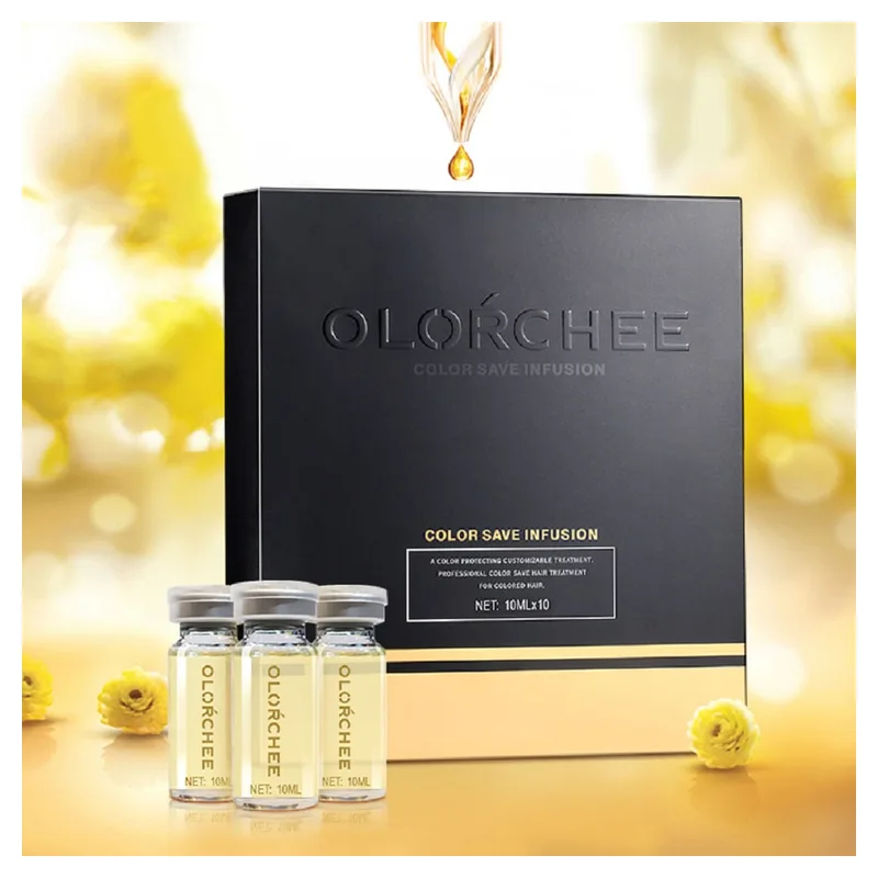 Olorchee Colo Save Infusion Засіб для збереження кольору фарбуванного волосся 10 амп x 10 мл