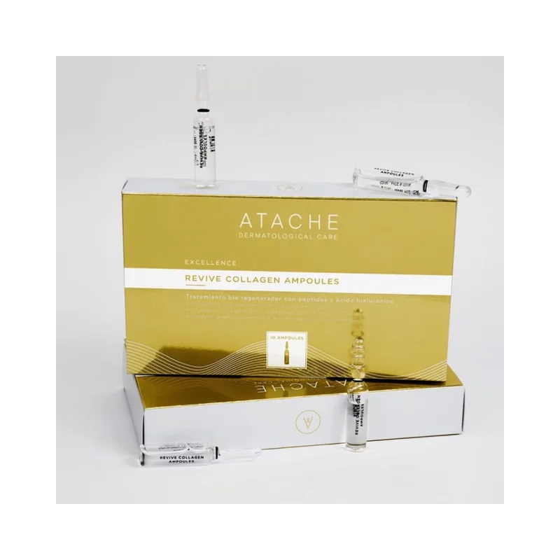 Atache Excellence Revive Collagen Ampoules Антивікові ампули на основі пептидного концентрату 10 х 2 мл