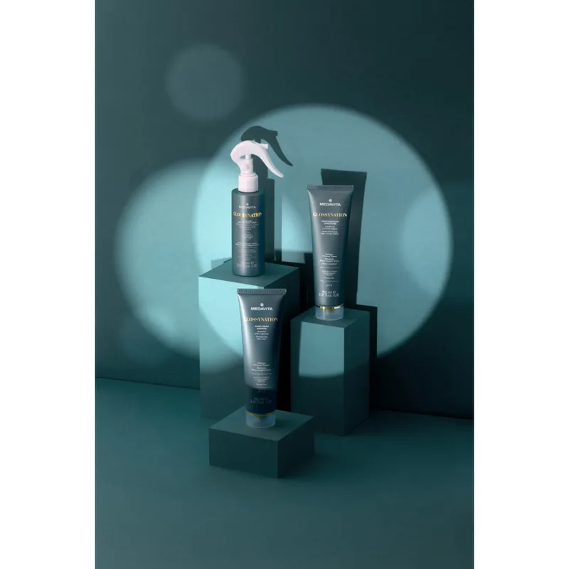 MEDAVITA GLOSSYNATION Набір Ламінуючий догляд для сяйва та гладкості волосся