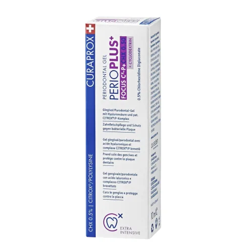 Гель для ясен - Curaprox CHX 750 Perio Plus+ Focus 10ml