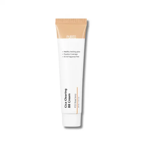 Purito Cica Clearing BB Cream 15 Rose Ivory ВВ крем з екстрактом центелли 30 мл
