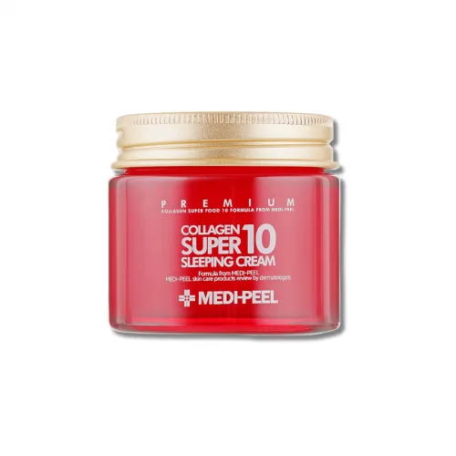 Омолоджуючий нічний крем для обличчя з колагеном - Medi-Peel Collagen Super10 Sleeping Cream