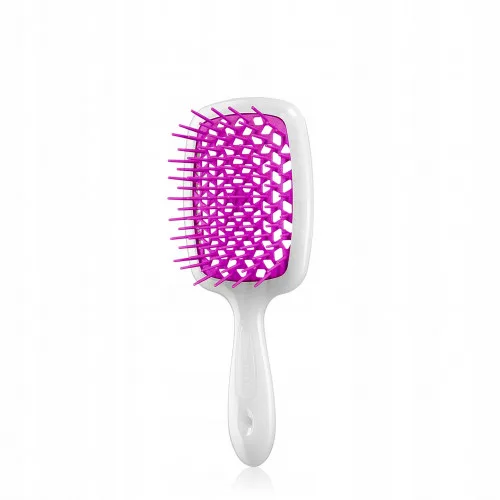 Маленький гребінець для волосся біла фуксія - Janeke Small Superbrush