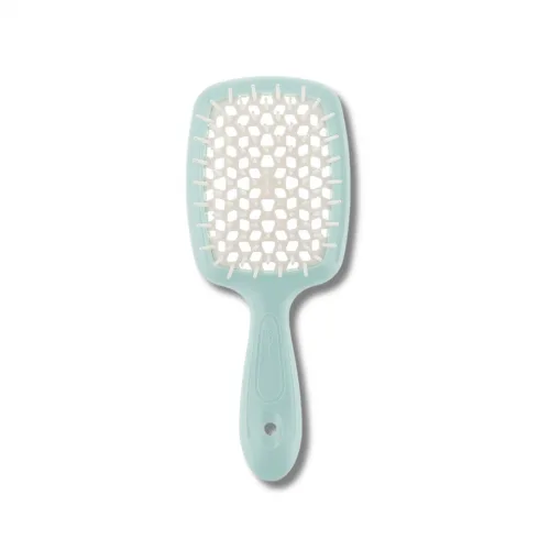 Маленький гребінець для волосся бірюзовий - Janeke Small Superbrush