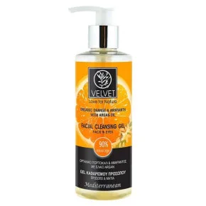 Очищуючий гель для обличчя та очей Organic Orange & Amaranth