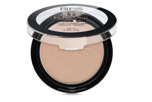 Компактна пудра для обличчя Bless Beauty 5in1 Mineral Air Powder SPF 15