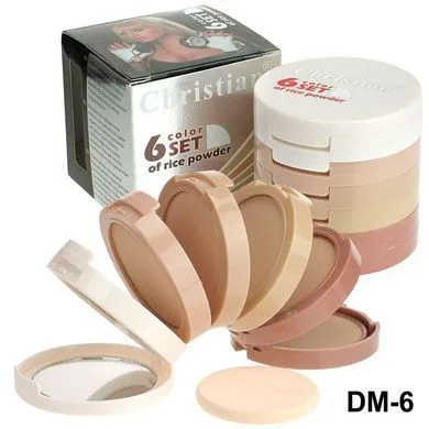 DM-6 Пудра-коректор на рисовій основі 6 color in1 set