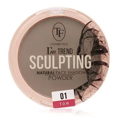TP-26-01 Компактна пудра-скульптор TF Cosmetics SCULPTING powder I'm TREND, № 01 "Light shadow"