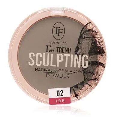 TP-26-02 Компактна пудра-скульптор TF Cosmetics SCULPTING powder I'm TREND, № 02 "Deep shadow"
