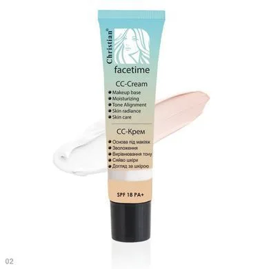 СС-крем SPF 18 Christian Facetime LF-530 №02 Porcelain