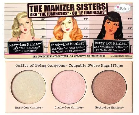 Палетка хайлайтерів theBalm The Manizer Sisters