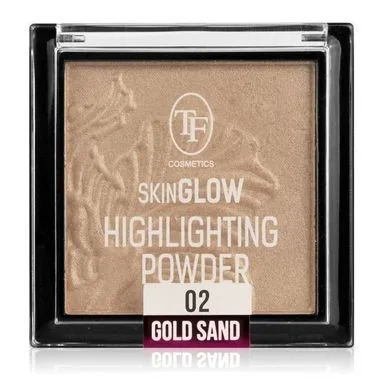 TC09 Хайлайтер TF COSMETICS Skin Glow Highlighting Powder №02 (Золотий пісок)