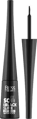 Підводка для очей з м'яким пензликом Bless Beauty So Black Line Soft Brush Eyeliner