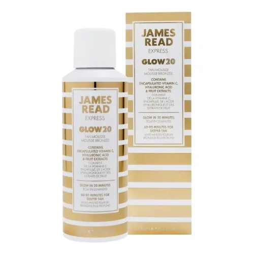 Експрес-мус для тіла з ефектом засмаги JAMES READ Glow Tan Mousse Body — обʼєм 200 мл